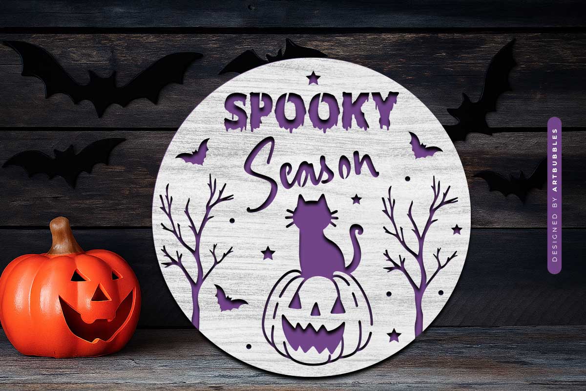 Spooky Season - Halloween SVG Door Hanger Image 2.jpg