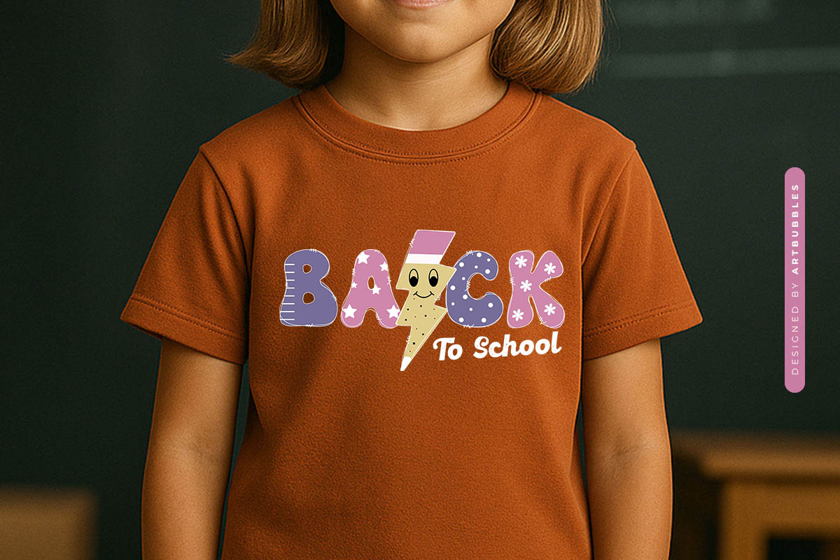 Retro Back to School Sublimation Print T-shirt Mockup Image.jpg