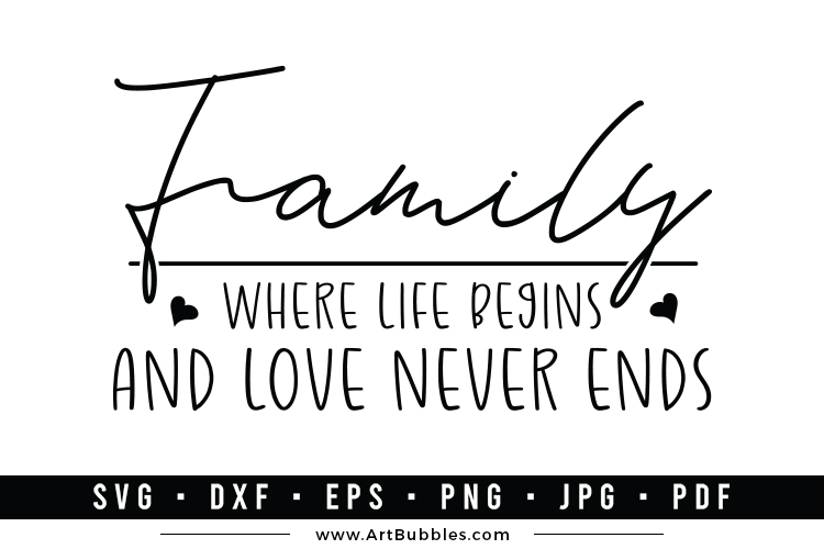 Free Family Sign SVG Files