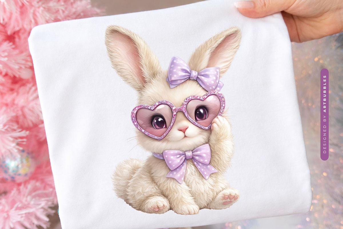 Cute Bunny Easter Sublimation Transfer Tote Mockup Image.jpg