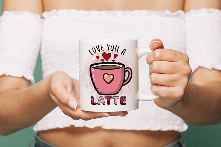 Valentine Sublimation Design - Love You a Latte Preview 02.jpg