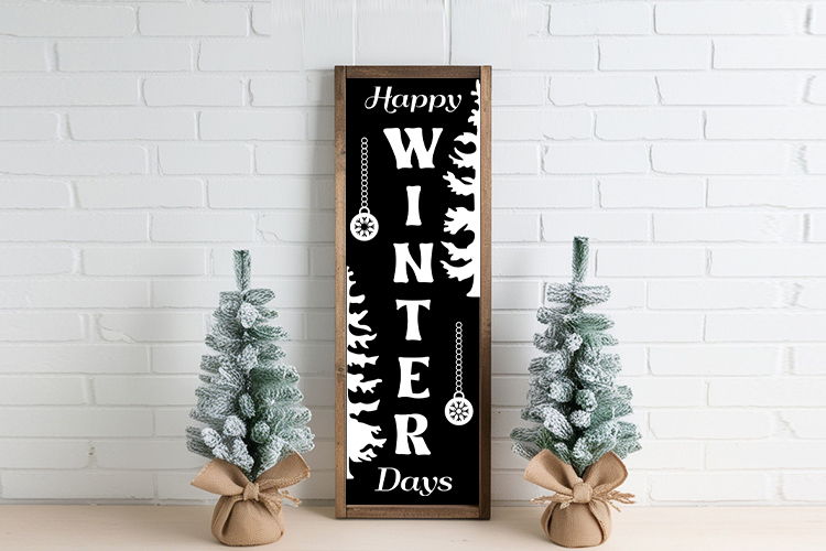 Happy Winter Days Porch Sign SVG Image 3.jpg