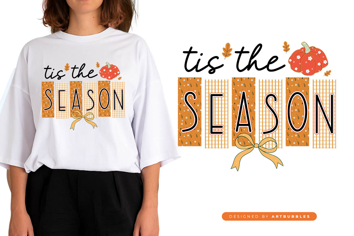 Tis the Season - Coquette Fall Sublimation PNG