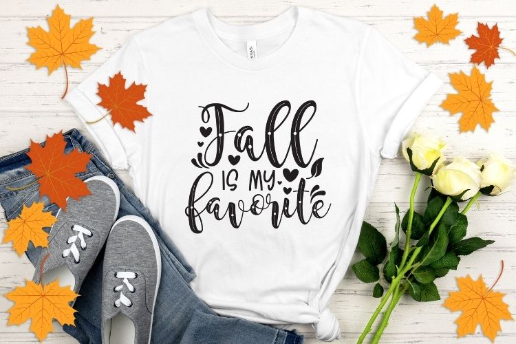 Fall is My Favorite SVG Cut File tshirt Mockup Image.jpg