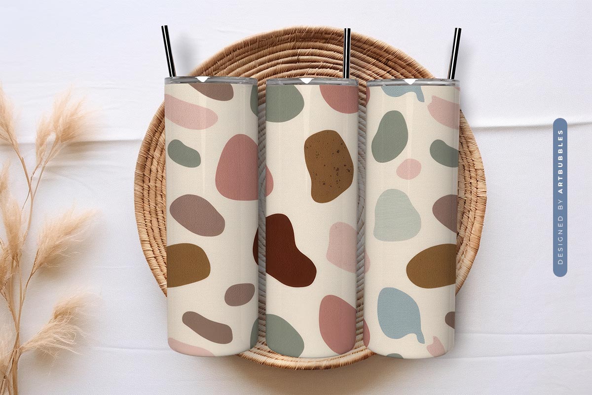 Abstract Boho Tumbler Wrap Sublimation Design Image.jpg