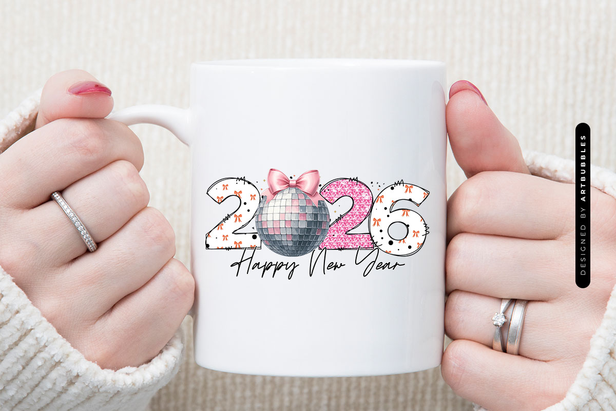 2026 Happy New Year Sublimation Mug Mockup Image.jpg