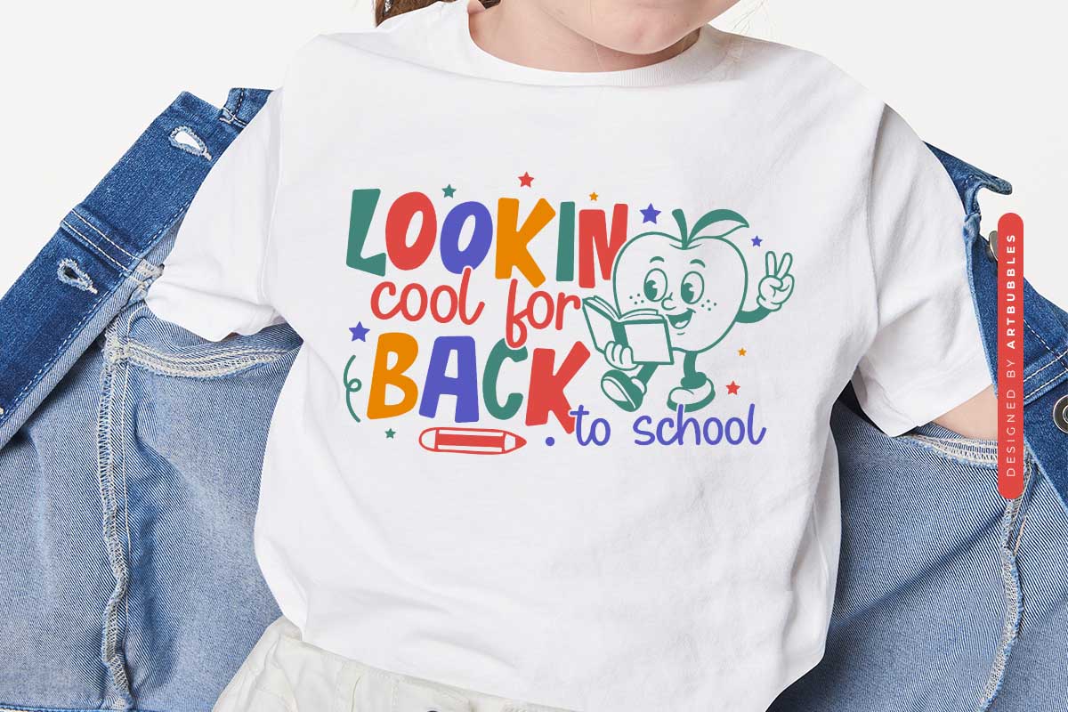 Lookin' Cool for Back To School SVG Vector