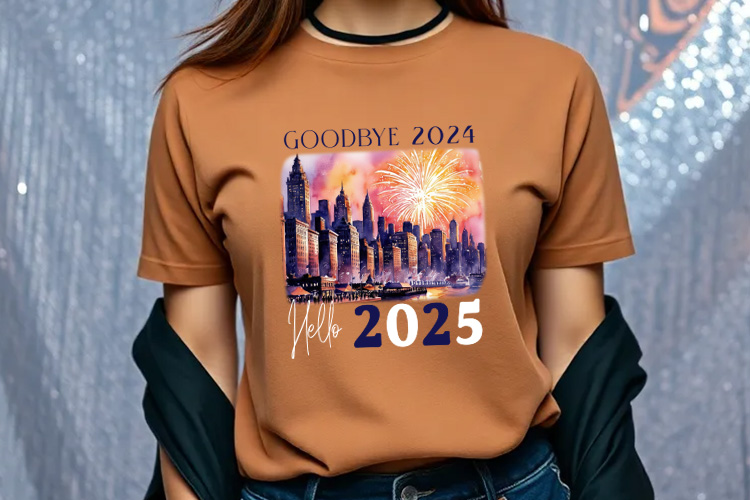 Goodbye 2024 Hello 2025 - New Years Sublimation Tshirt Mockup Image.jpg