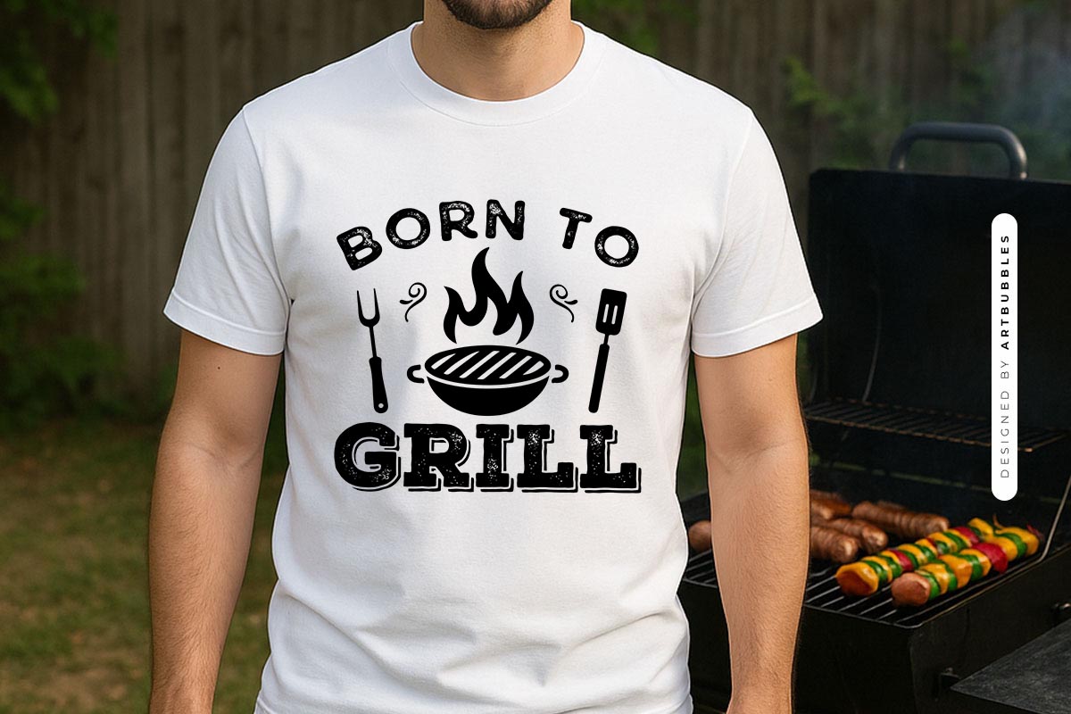 Born to Grill SVG Design