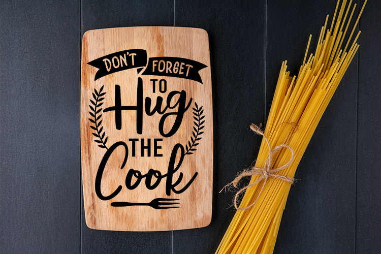 Don't Forget to Hug the Cook - Kitchen Cutting Board SVG Image 2.jpg