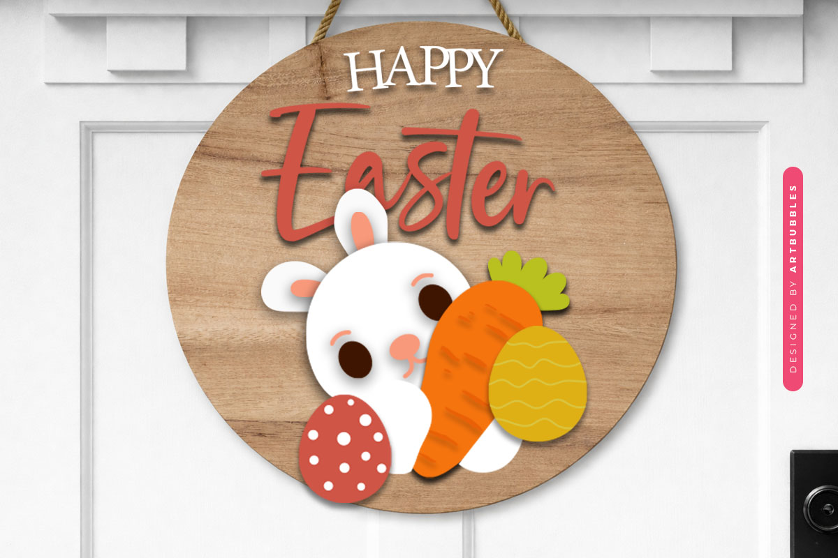 Layered Laser Cut Easter Door Hanger SVG Image 2.jpg