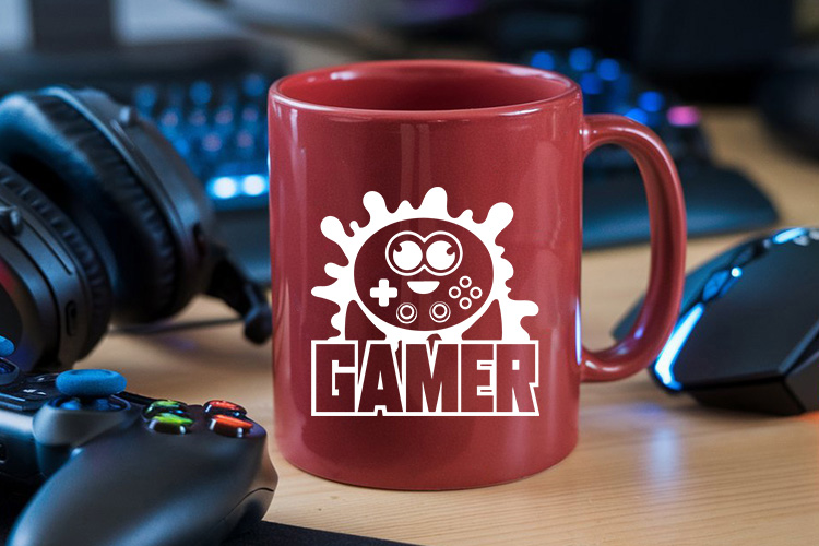 Gamer SVG, PNG, EPS, DXF File Mug Mockup image.jpg