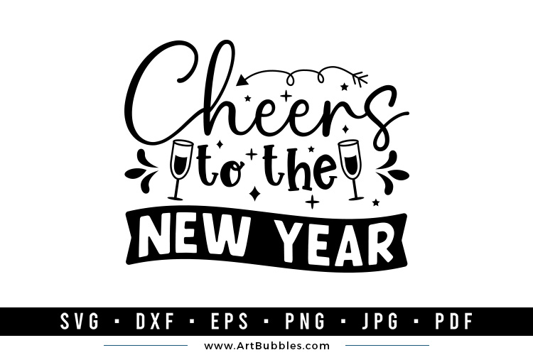 New Year 2023 SVG Design