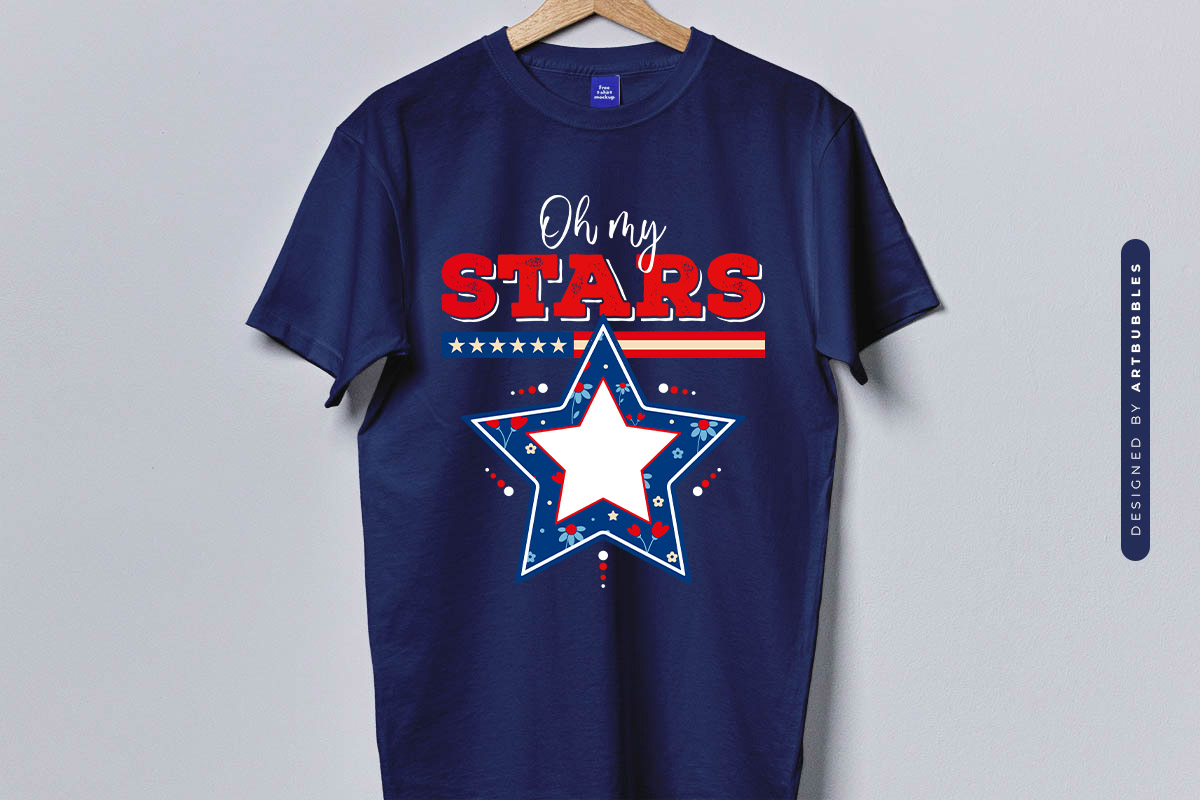 Oh My Stars - 4th of July Sublimation Print Shirt Mockup Image.jpg