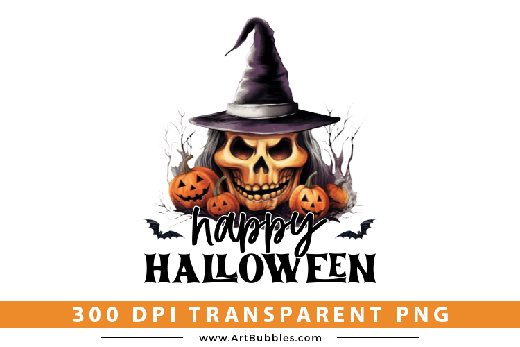Happy Halloween PNG Sublimation Design