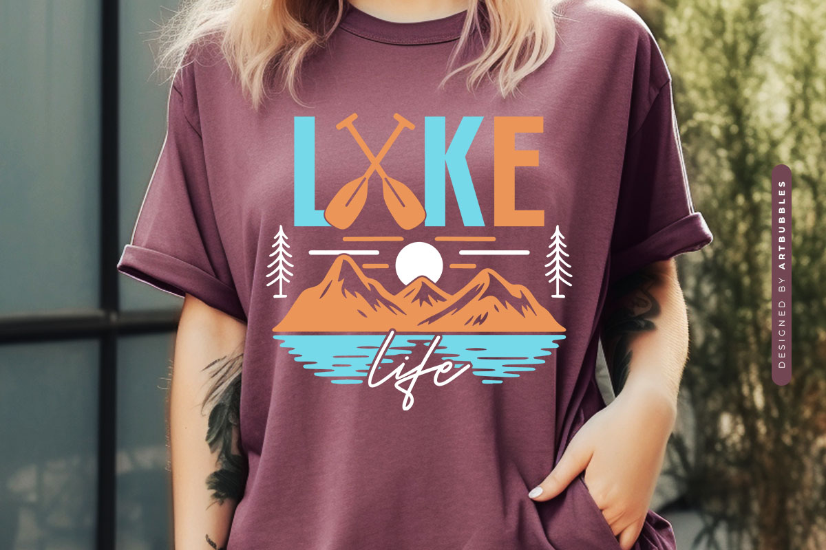 Lake Life SVG File
