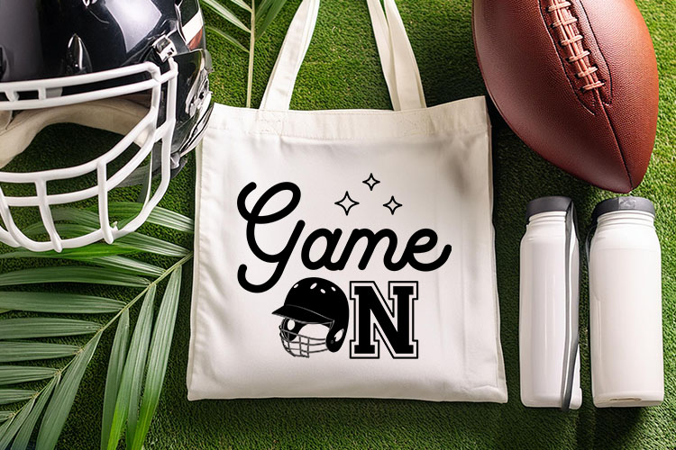 Game On - Football SVG Design Tote Bag Mockup Image.jpg