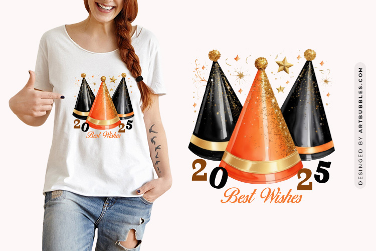 Best Wishes 2025 - New Years Eve Sublimation