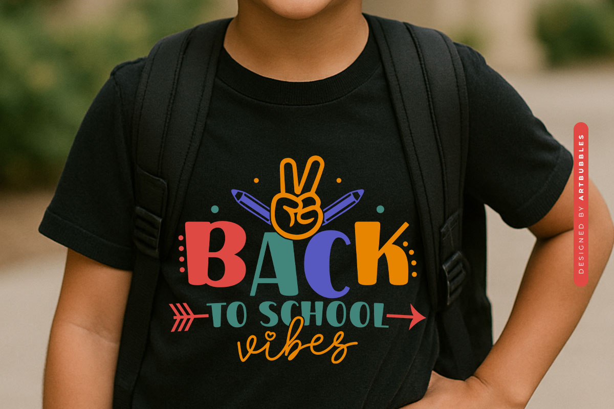 Back to School Vibes SVG Design Tshirt Mockup Image.jpg