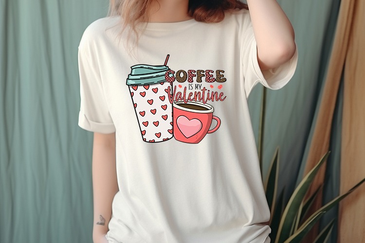 Coffee is My Valentine Shirt, Sublimation Transfer Preview 02.jpg