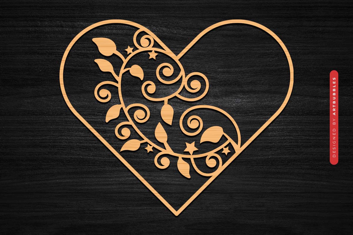 Valentine's Day Heart Laser Cutting SVG Image.jpg
