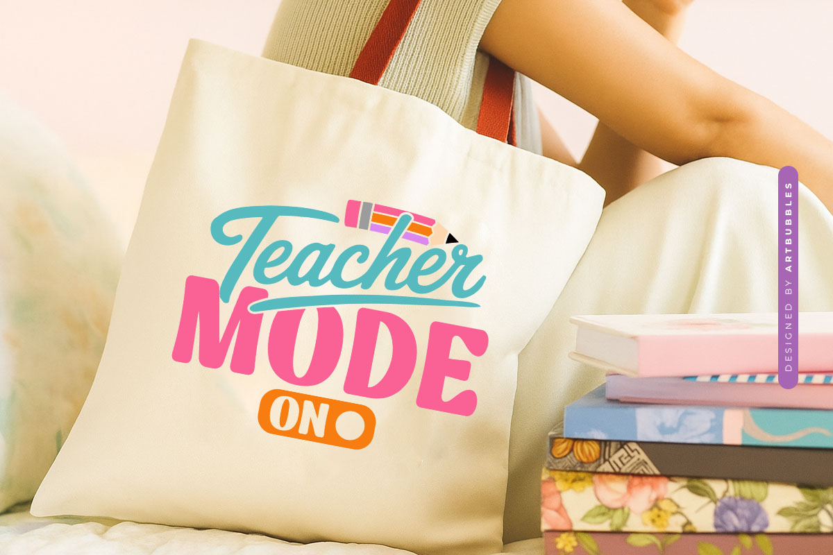 Teacher Mode On Flower SVG