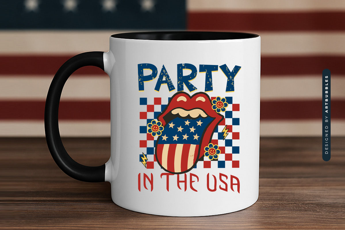 Party in the USA - Sublimation 4th of July Mug Mockup Image.jpg