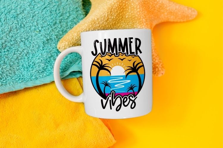 Summer Vibes PNG Sublimation Transfer Mug Mockup Image.jpg