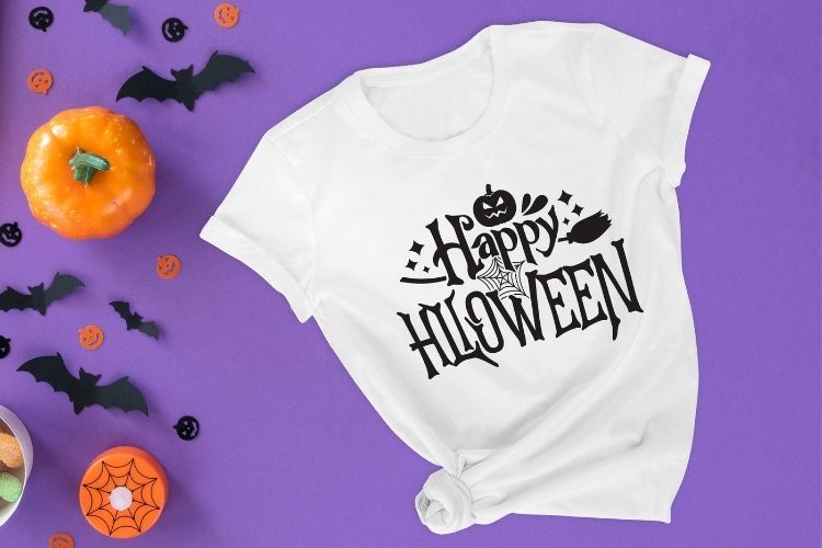 Happy Halloween SVG Cut File T-shirt Mockup Image.jpg
