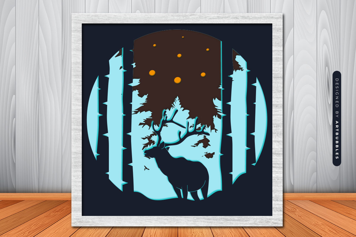 3D Christmas Shadow Box SVG Cricut Image 3.jpg