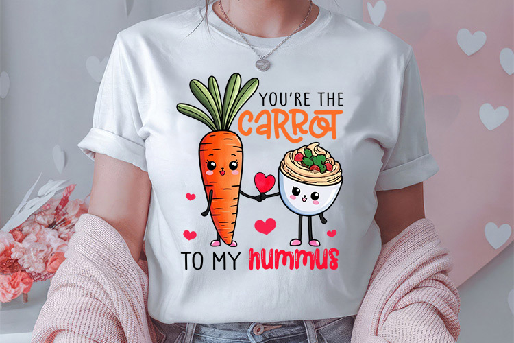 Funny Valentines Food Sublimation PNG Tshirt Mockup Image.jpg