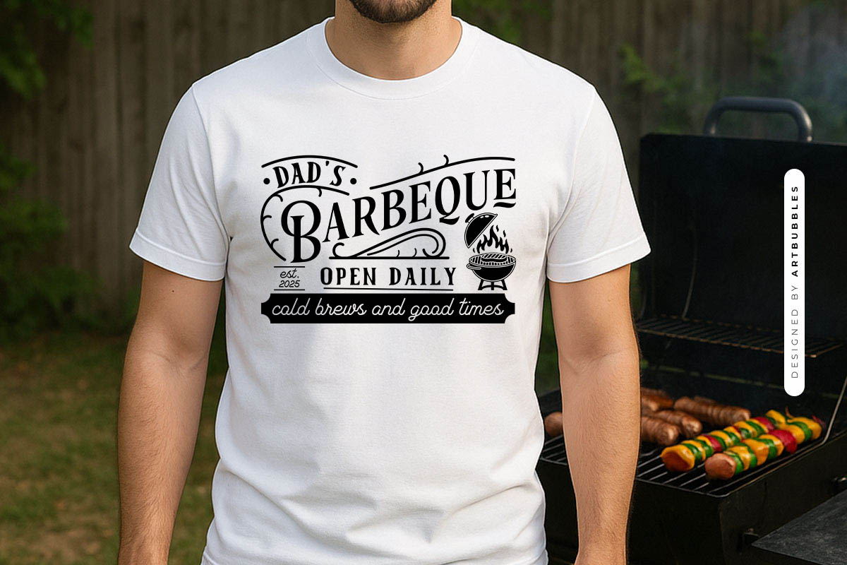 Dad's Barbeque SVG File