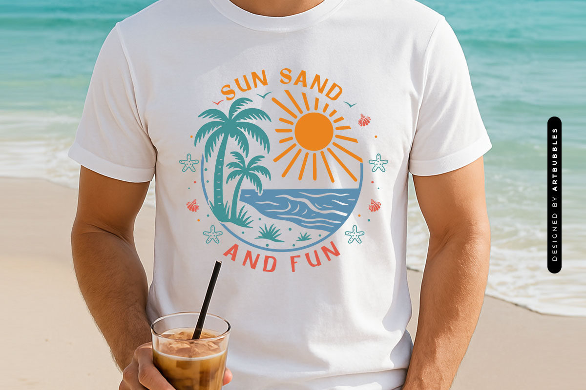 Sun Sand and Fun - Summer SVG PNG