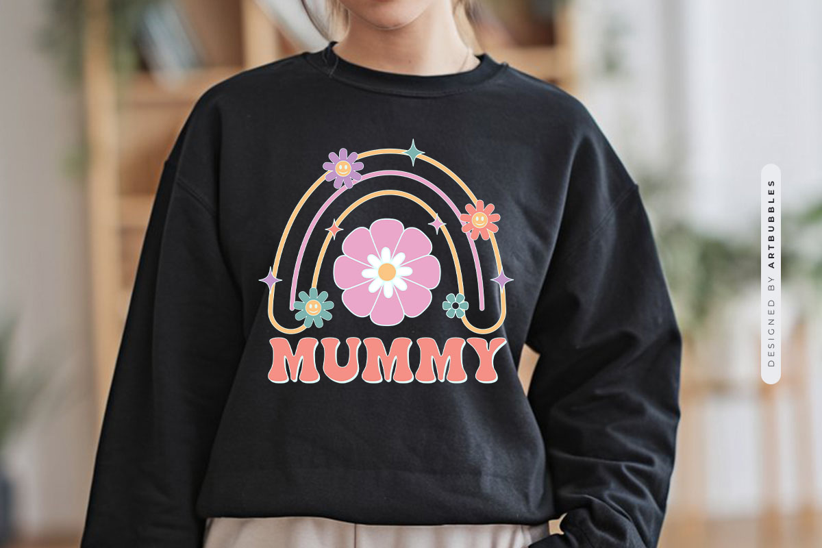 Mummy PNG - Mothers Day Sublimation Design Tshirt Mockup Image.jpg