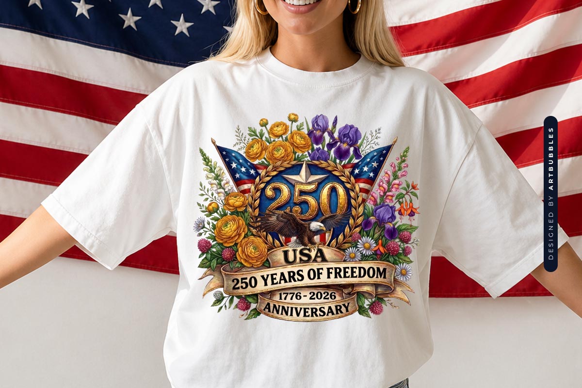 USA 250 Years of Freedom PNG Sublimation Image.jpg