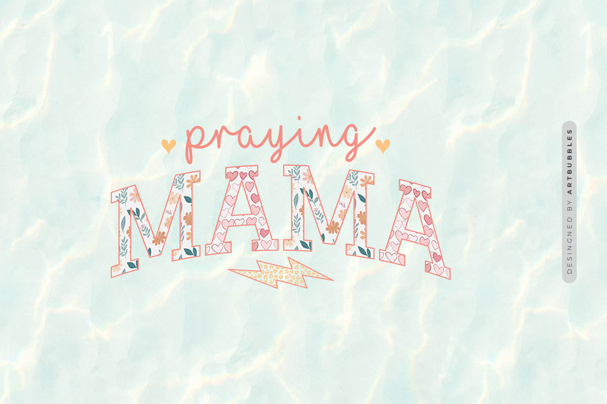 Praying Mama - Mother's Day Sublimation Print Image.jpg
