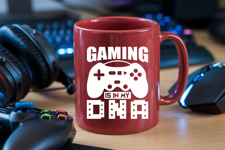 Gaming is in My DNA SVG Cut File Mug Mockup Image.jpg