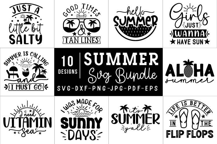 Summer SVG Design Bundle