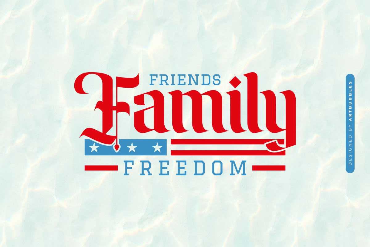 Friends Family Freedom - 4th of July SVG Design Image.jpg