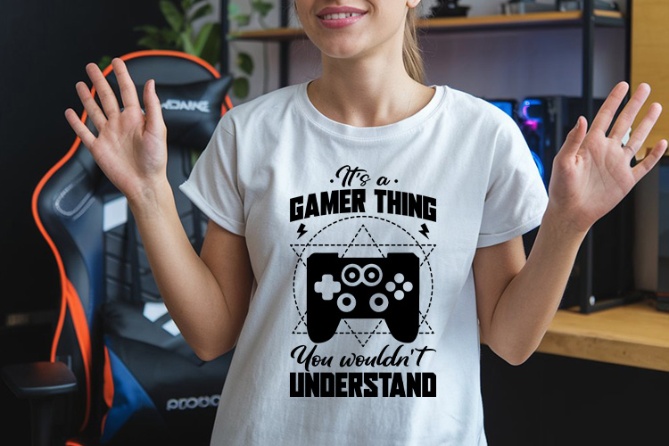 It's a Gamer Thing You Wouldn't Understand SVG Shirt Mockup Image.jpg