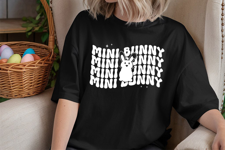 Mini Bunny - Retro Easter SVG PNG Tshirt Mockup Image.jpg