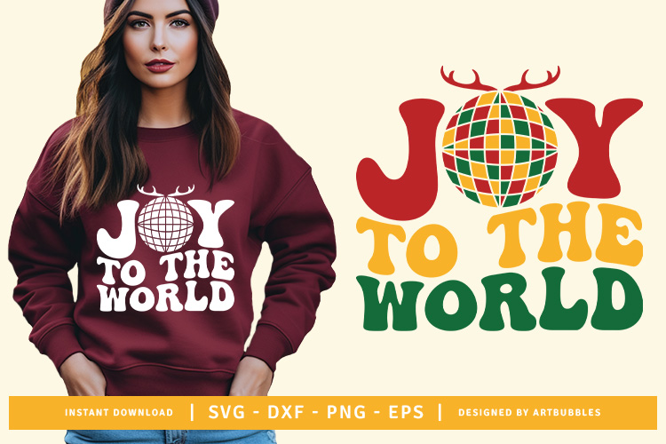 Joy to the World - Christmas SVG Cut File Image.jpg
