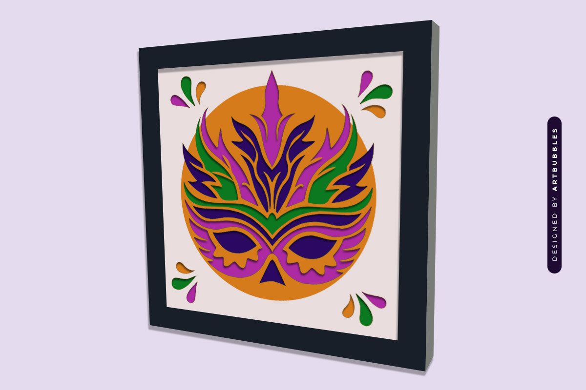 Layered Mardi Gras Shadow Box SVG File Image 2.jpg