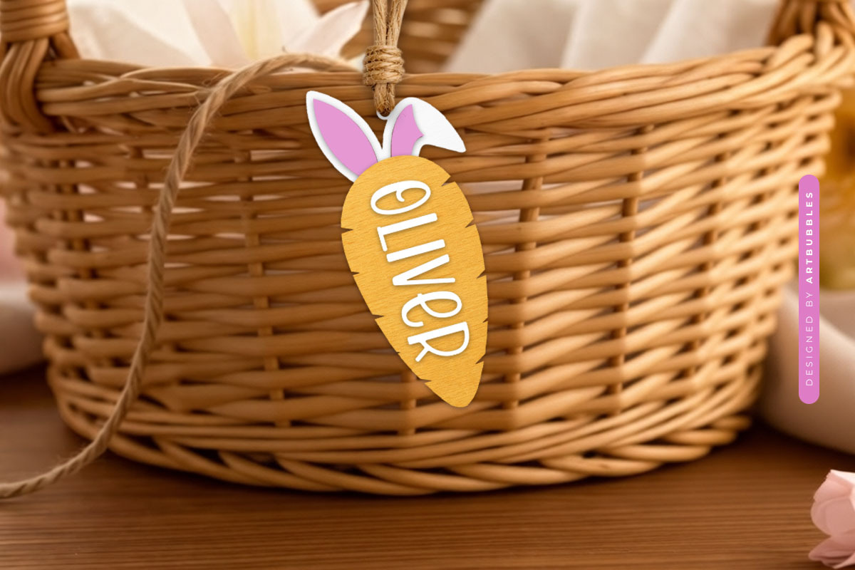 Easter Bunny Carrot Basket Tag SVG Image.jpg