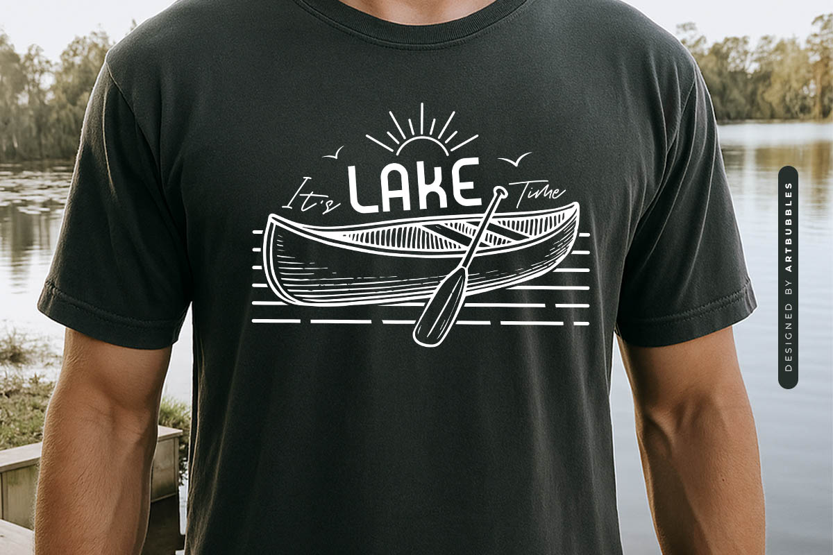 It's Lake Time SVG File Tshirt Mockup Image.jpg