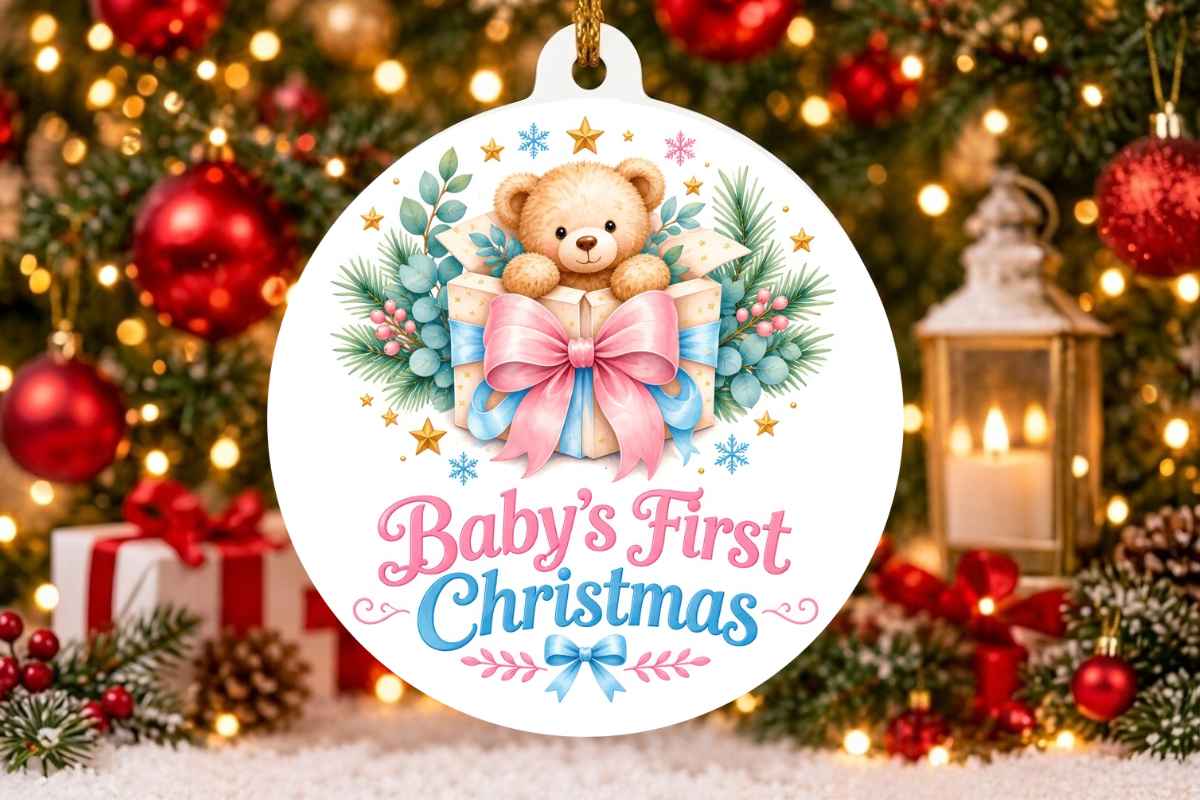 Baby's First Christmas Ornaments PNG Bundle Image 4.jpg