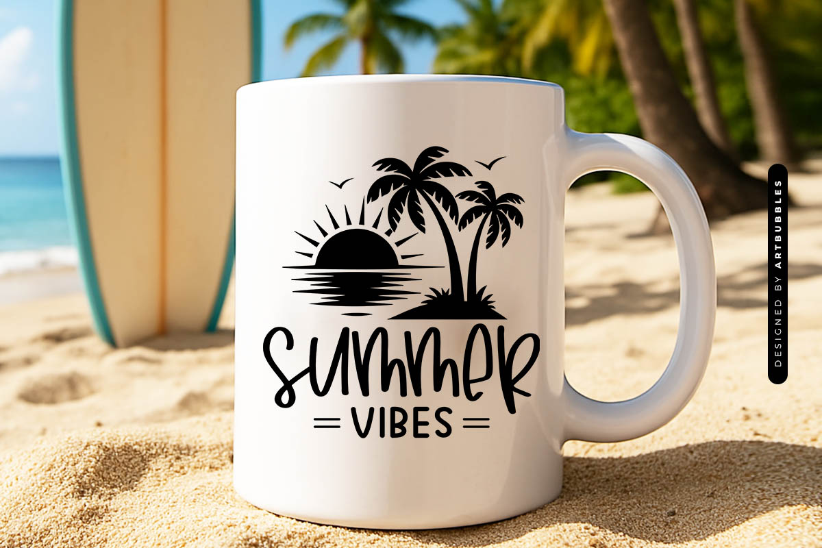Summer Vibes SVG Vector Mug Mockup Image.jpg