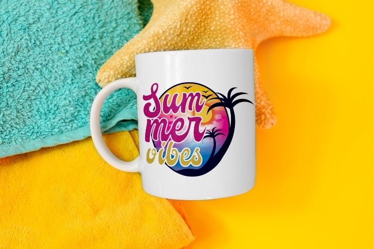 Summer Vibes PNG Sublimation Print Mug Mockup Image.jpg