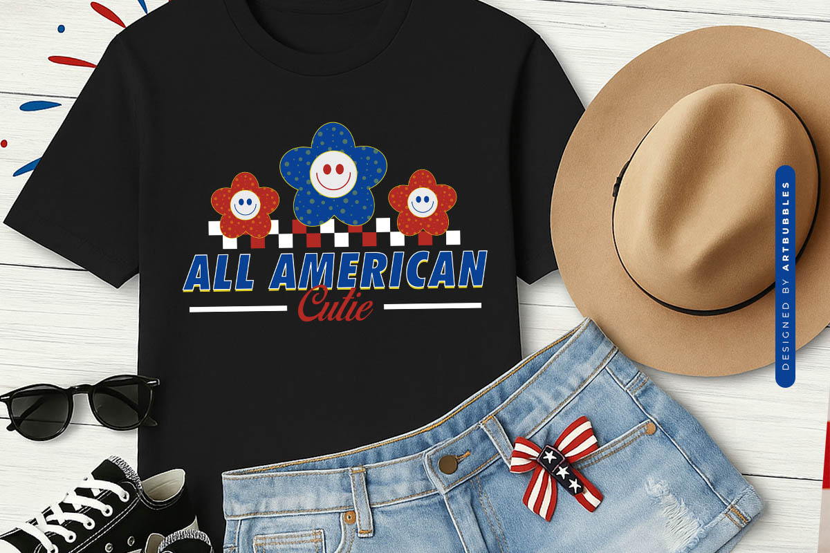 All American Cutie, Cute 4th of July Sublimation
