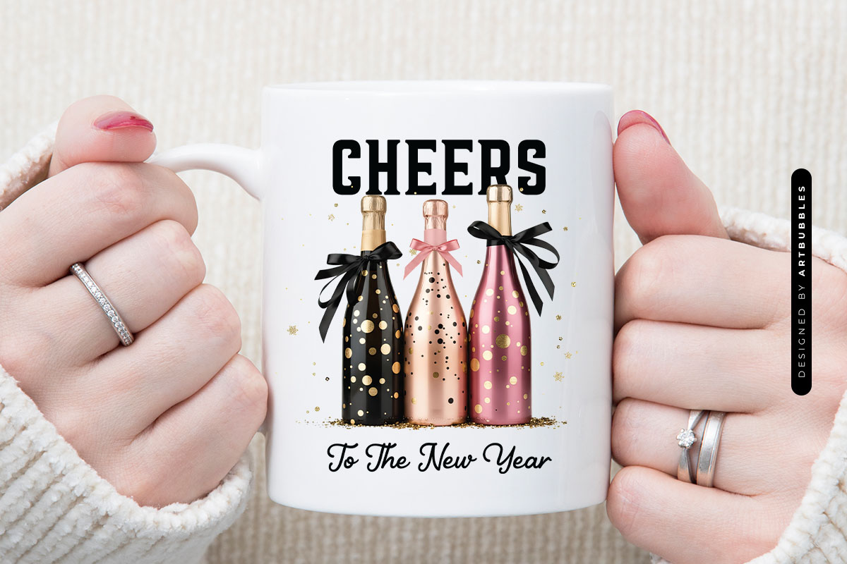 Cheers to the New Year PNG Sublimation Mug Mockup image.jpg